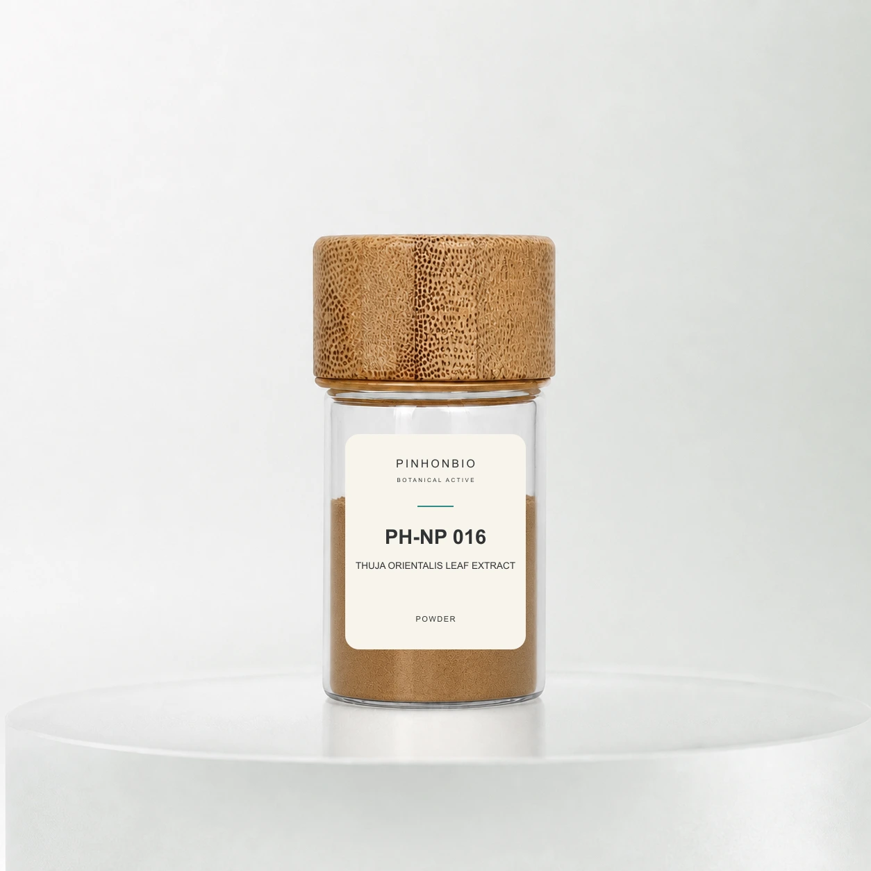 品鸿生物PH-NP 016侧柏叶提取物Thuja Orientalis Leaf Extract棕黄色粉末产品示意图