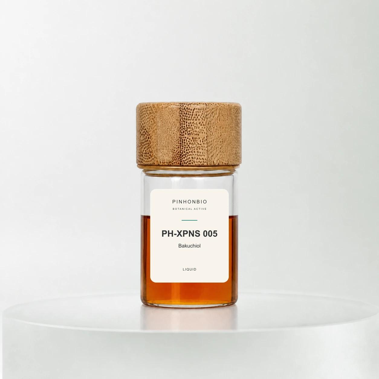 品鸿生物PH-XPNS 005补骨脂酚Bakuchiol淡黄色油状液体产品示意图